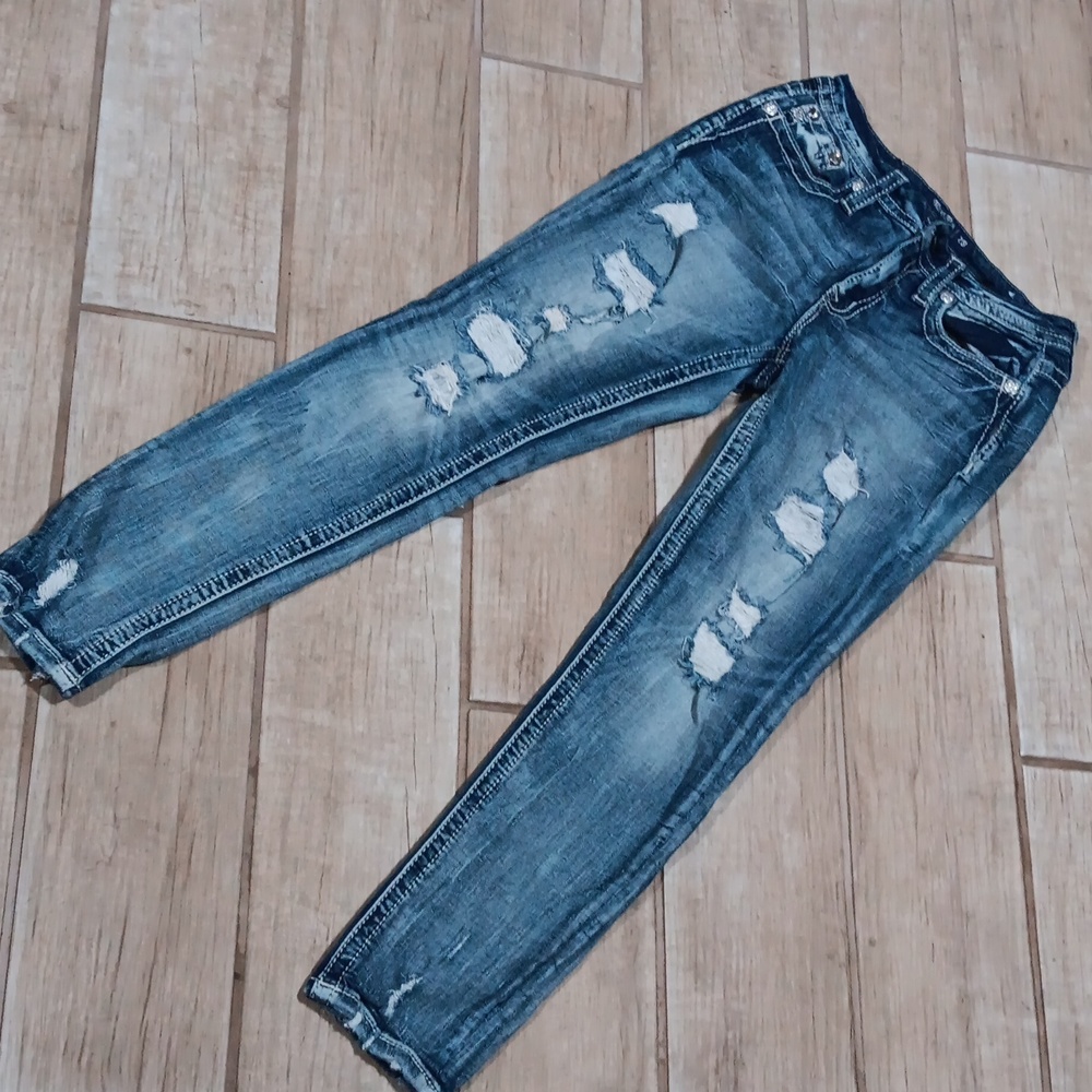 Distressed Miss Me jeans